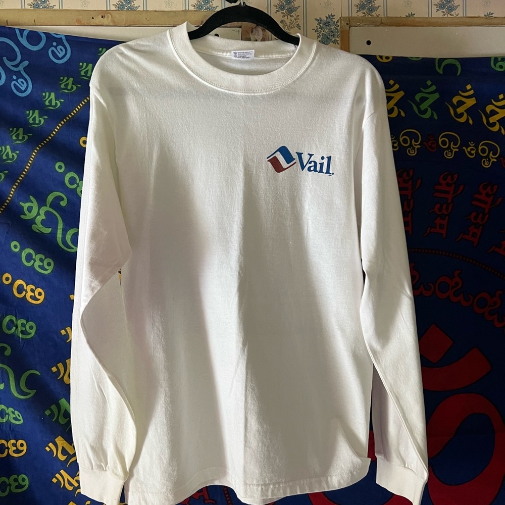 Vail Trail Map Vintage Anvil Shirt